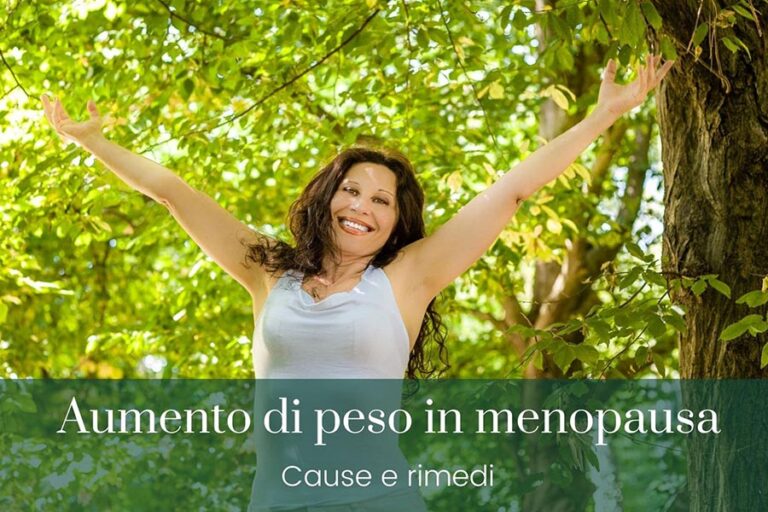 aumento di peso in menopausa